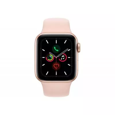 Смарт-часы Apple Watch Series 5 GPS, 44mm Gold Aluminium Case with Pink Sand (MWVE2UL/A)