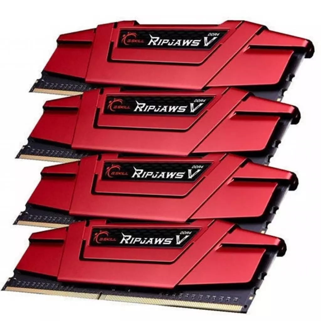 Модуль памяти для компьютера DDR4 64GB (4x16GB) 3200 MHz Ripjaws V G.Skill (F4-3200C15Q-64GVR) - 2
