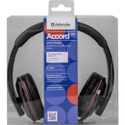 Наушники Defender Accord 170 Black (63170) - 1
