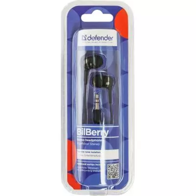 Наушники Defender BilBerry Black (63245) - 1 Наушники Defender BilBerry Black (63245) - 1
