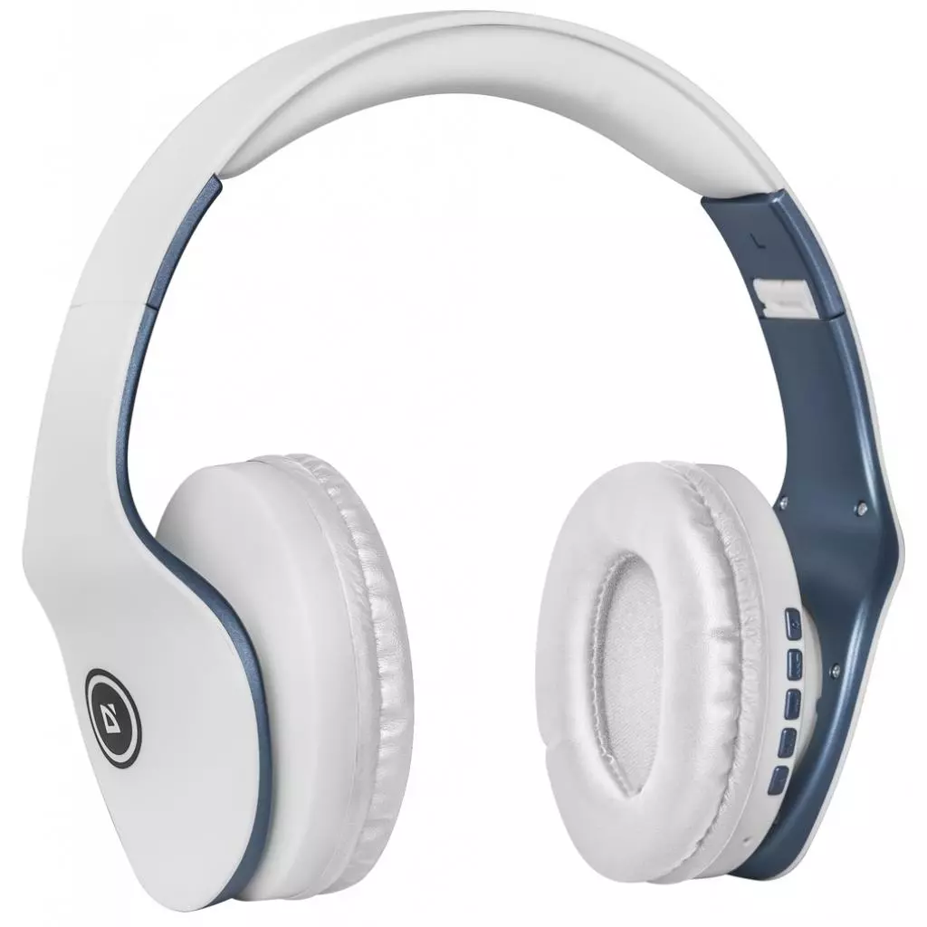 Наушники Defender FreeMotion B525 Bluetooth White-Blue (63526) - 1 Наушники Defender FreeMotion B525 Bluetooth White-Blue (63526) - 1