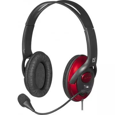 Наушники Defender Phoenix 875U USB Black-Red (63876)