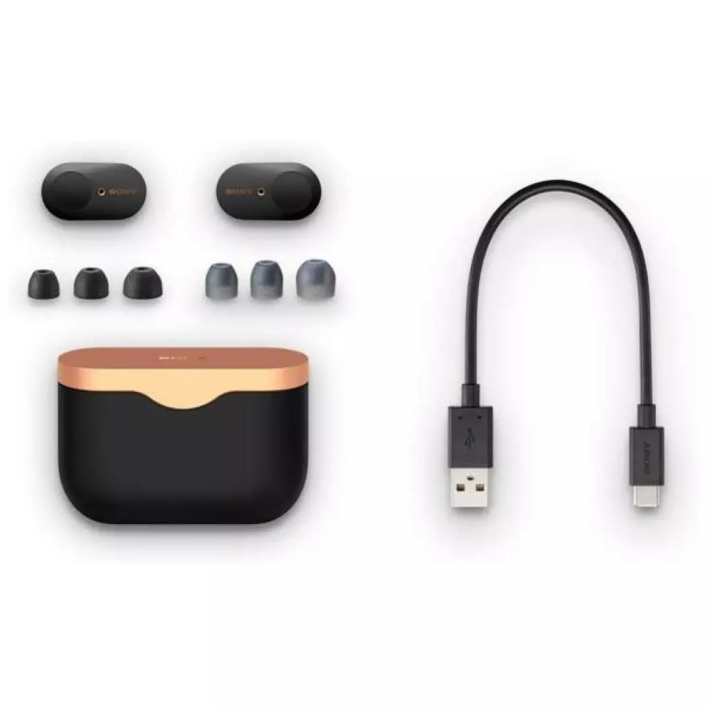 Наушники Sony WF-1000XM3 Black (WF1000XM3B.E) - 4 Наушники Sony WF-1000XM3 Black (WF1000XM3B.E) - 4