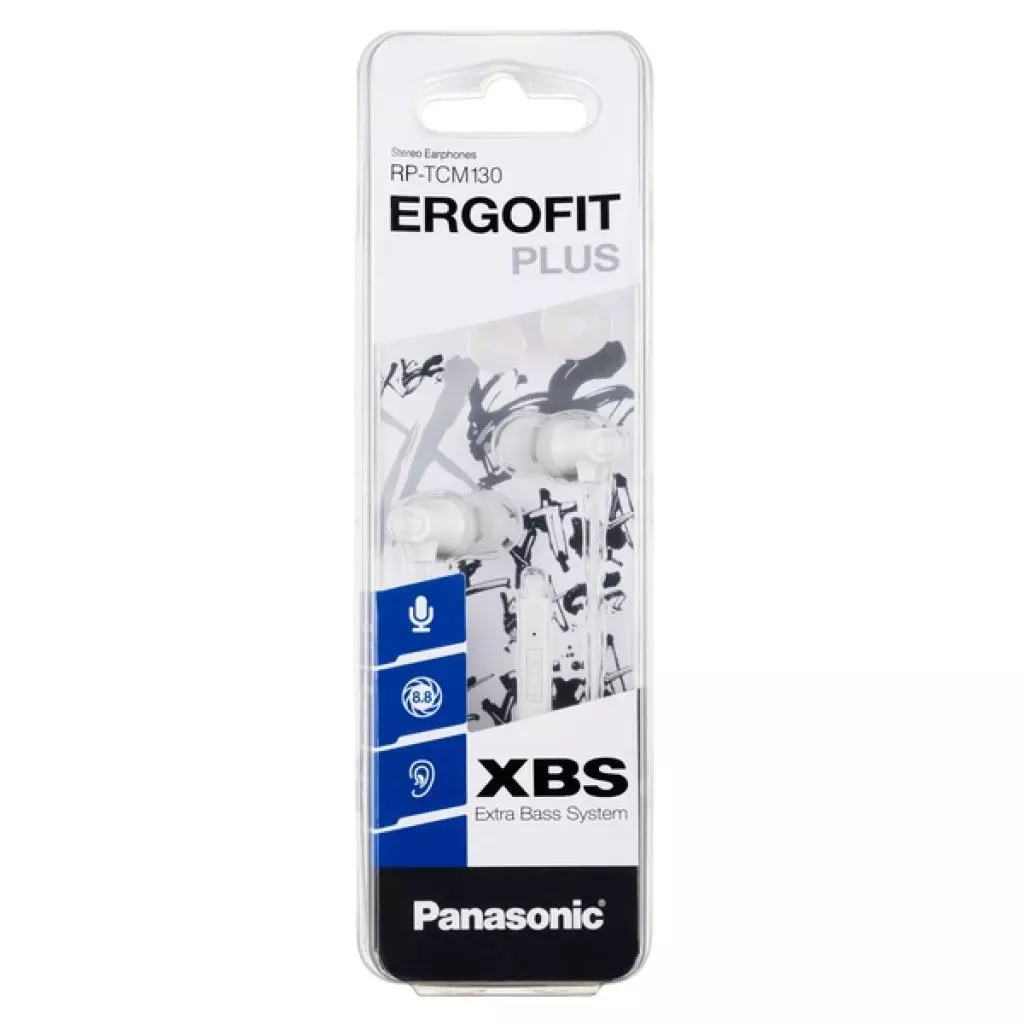 Наушники Panasonic RP-TCM130GEW/ RP-TCM130E-W - 1