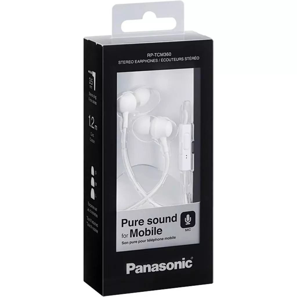 Наушники Panasonic RP-TCM360GCW - 1 Наушники Panasonic RP-TCM360GCW - 1