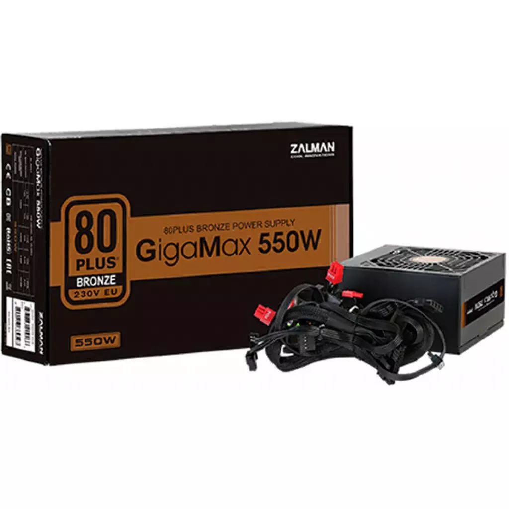 Блок питания Zalman 550W GigaMax (ZM550-GVII) - 3 Блок питания Zalman 550W GigaMax (ZM550-GVII) - 3
