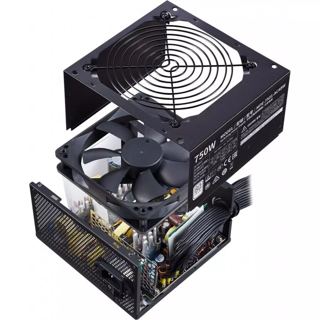 Блок питания CoolerMaster 750W MWE White V2 (MPE-7501-ACABW-EU) - 8 Блок питания CoolerMaster 750W MWE White V2 (MPE-7501-ACABW-EU) - 8