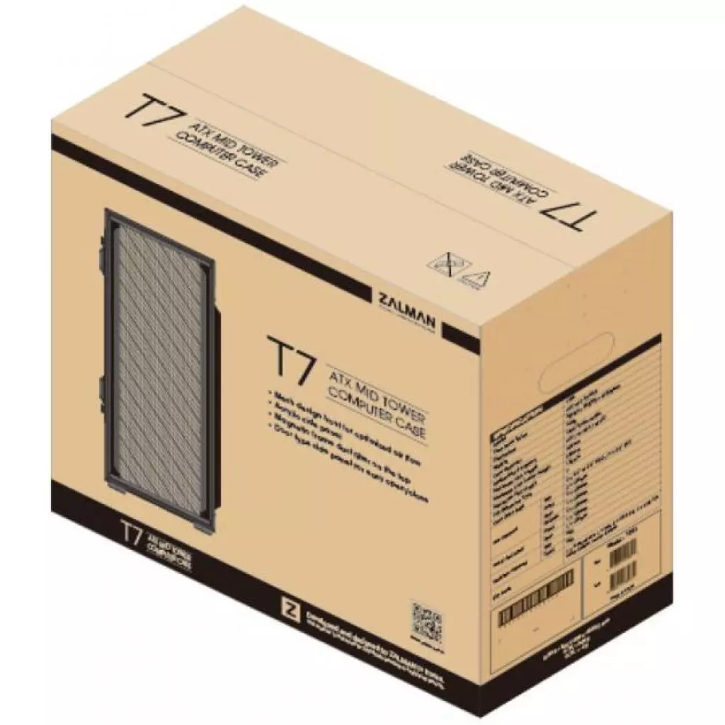 Корпус Zalman ZM-T7 Black - 4
