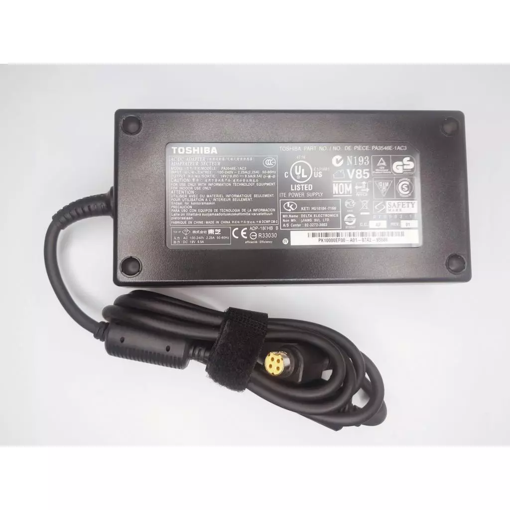 Блок питания к ноутбуку Toshiba 180W 19V 9.5A разъем round 4-holes (PA3546E-1AC3) - 1 Блок питания к ноутбуку Toshiba 180W 19V 9.5A разъем round 4-holes (PA3546E-1AC3) - 1