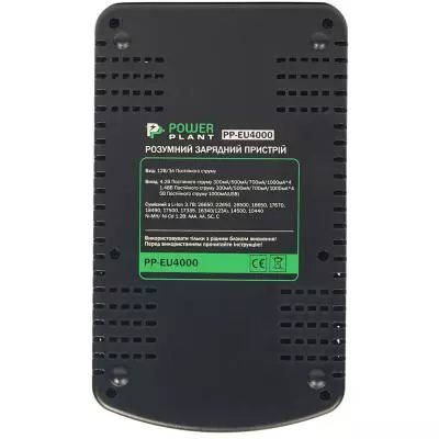 Зарядное устройство для аккумуляторов PowerPlant PP-EU4000 / АА, AAA, 18650, 26650 (AA620029) - 1