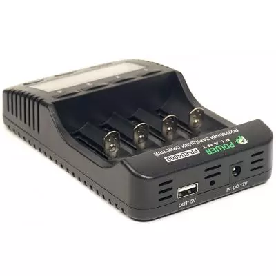 Зарядное устройство для аккумуляторов PowerPlant PP-EU4000 / АА, AAA, 18650, 26650 (AA620029) - 3