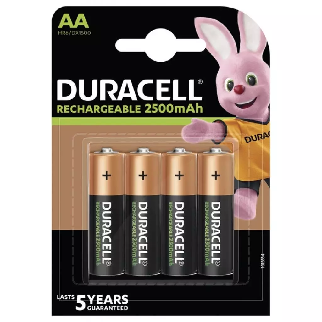 Аккумулятор Duracell AA HR6 2500mAh * 4 (5000394057203 / 5007308)