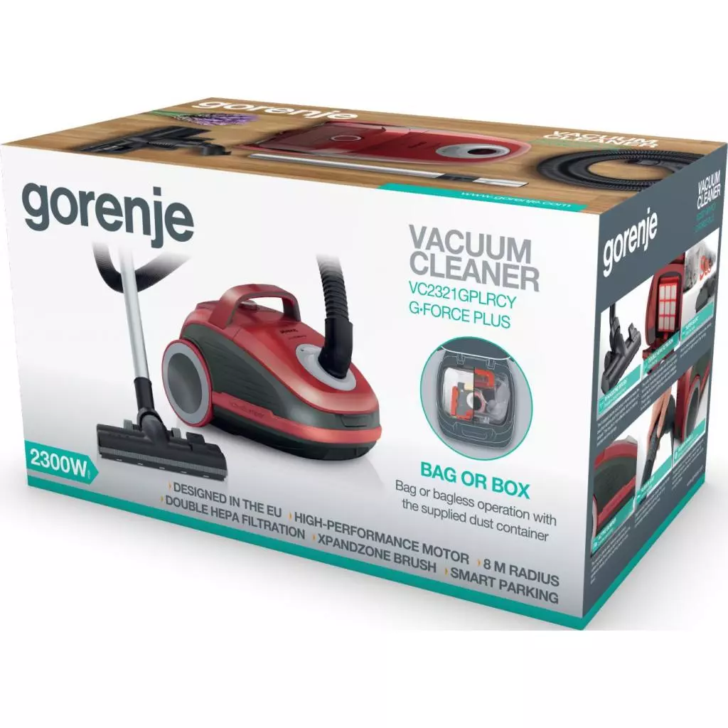Пылесос Gorenje VC2321GPLRCY - 3