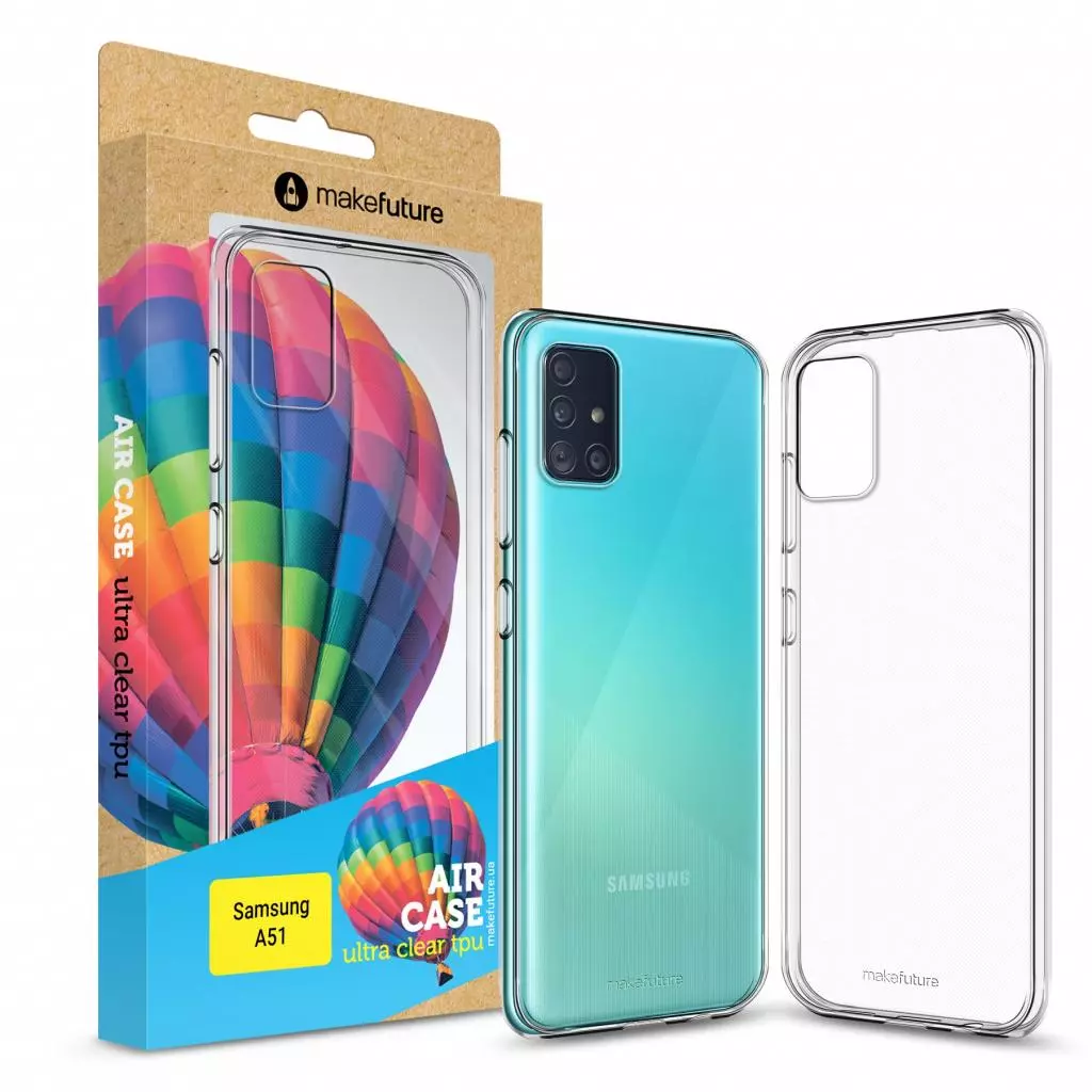 Чехол для моб. телефона MakeFuture Samsung A51 Air (Clear TPU) (MCA-SA51)