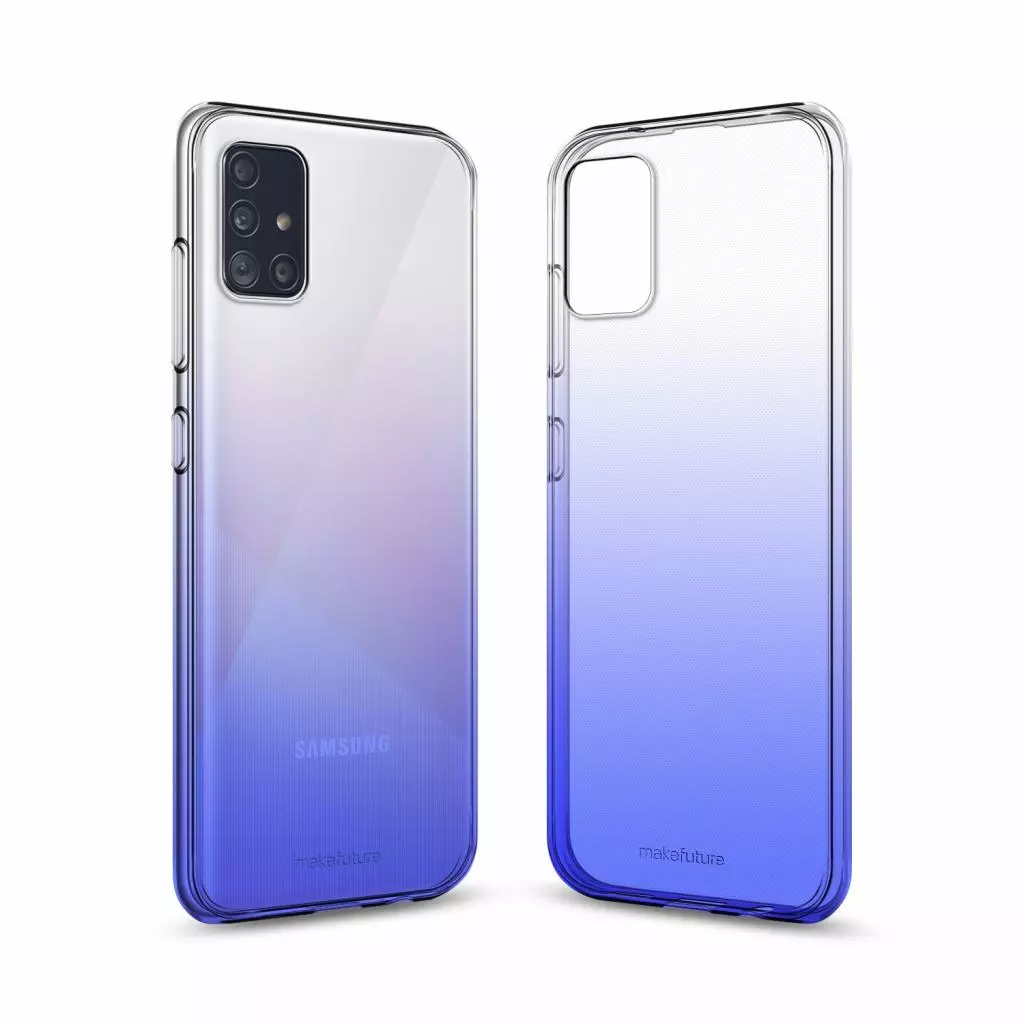 Чехол для моб. телефона MakeFuture Samsung A51 Air Gradient (TPU) Blue (MCG-SA51BL) - 1