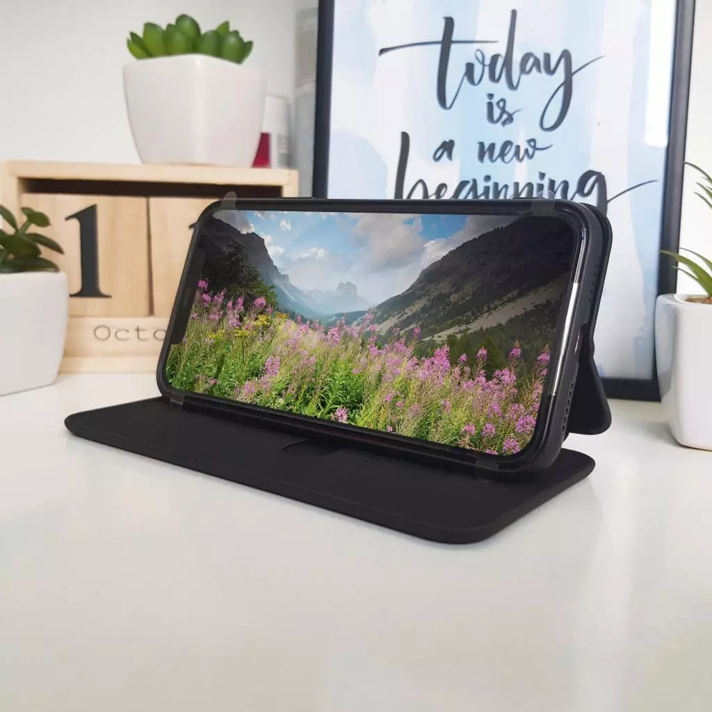 Чехол для моб. телефона MakeFuture Xiaomi Redmi 8 Flip (Soft-Touch PU) Black (MCP-XR8BK) - 1