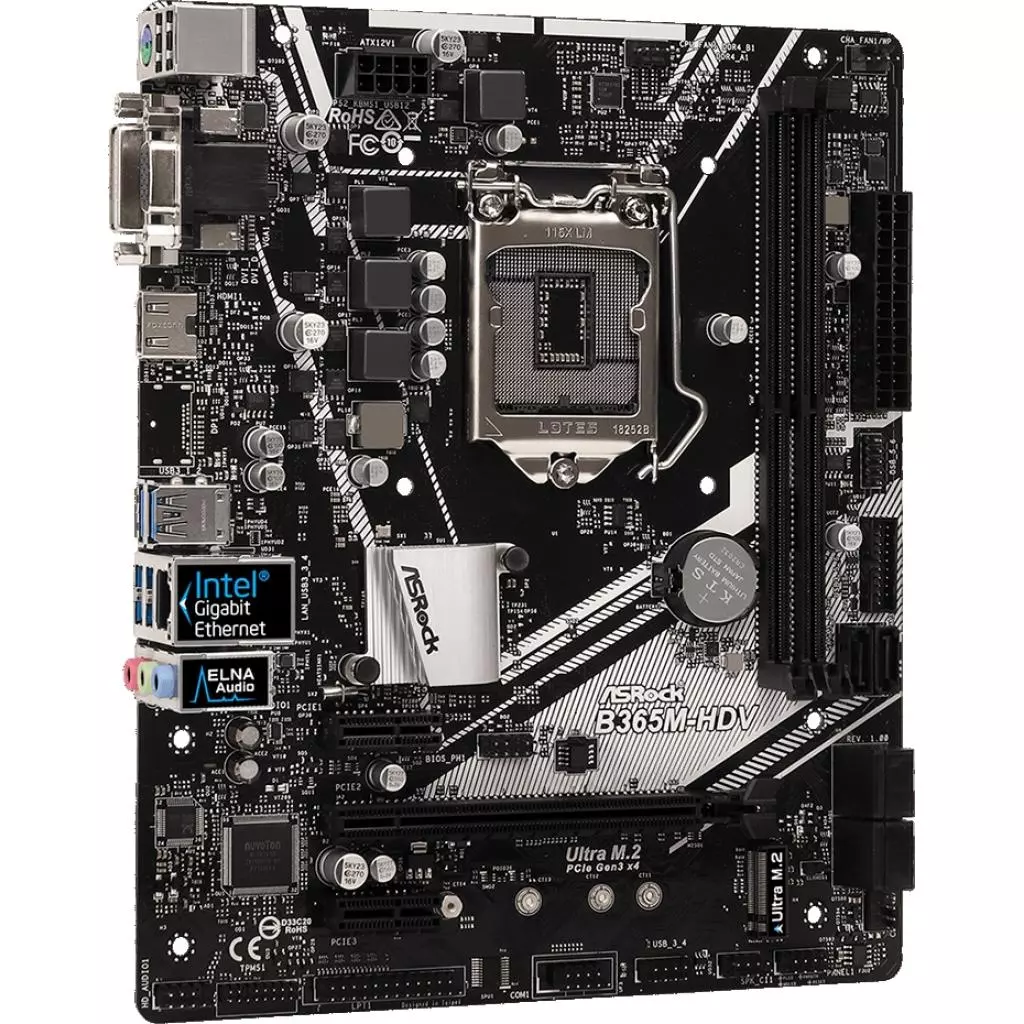 Материнская плата ASRock B365M-HDV - 3 Материнская плата ASRock B365M-HDV - 3