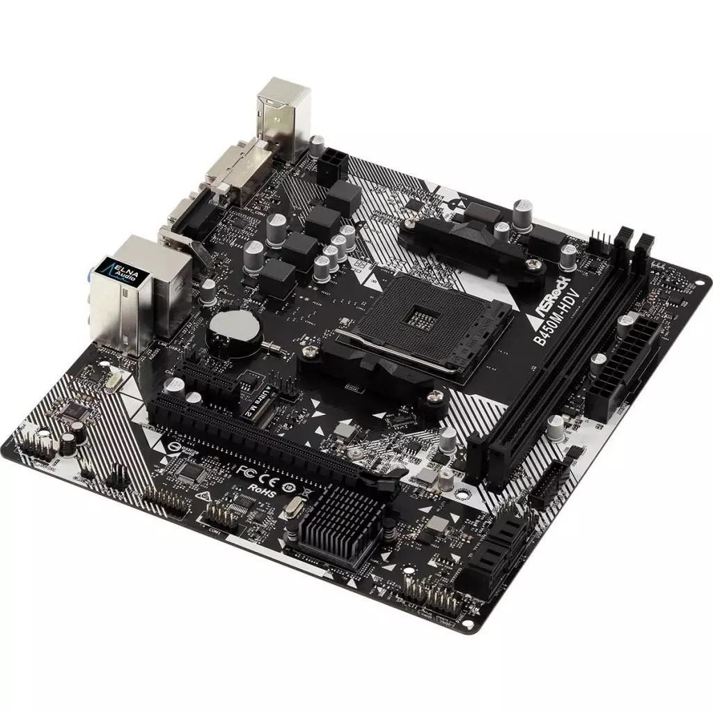 Материнская плата ASRock B450M-HDV R4.0 - 2 Материнская плата ASRock B450M-HDV R4.0 - 2