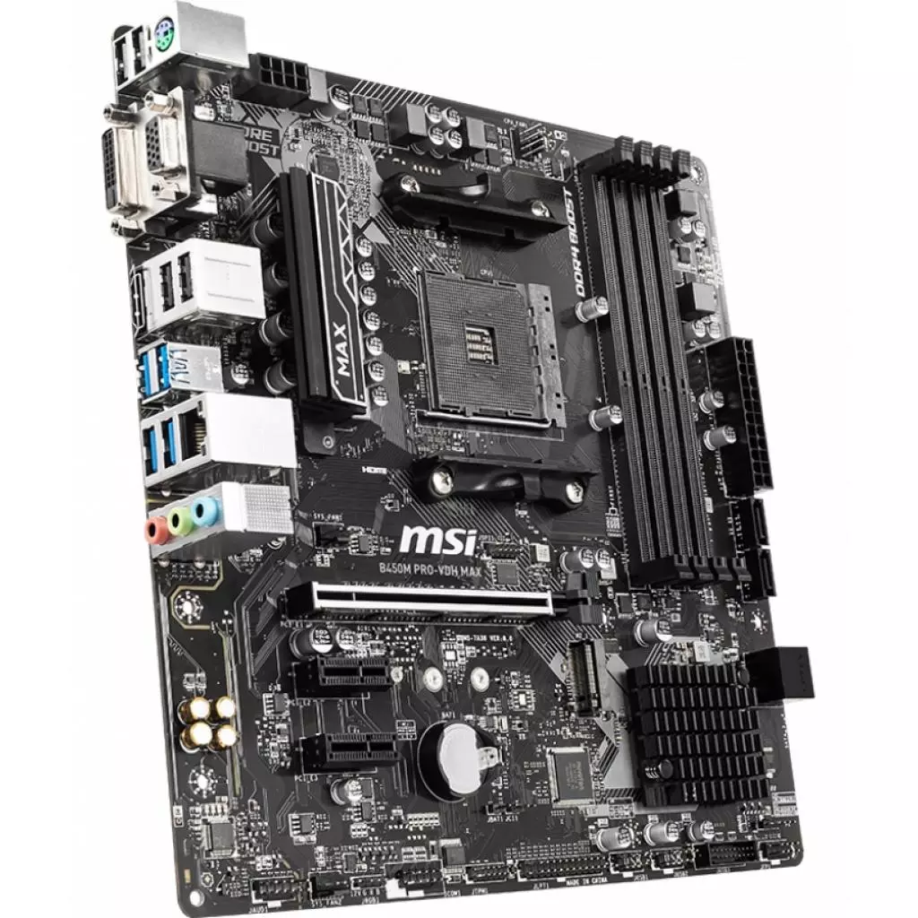 Материнская плата MSI B450M PRO-VDH MAX - 3 Материнская плата MSI B450M PRO-VDH MAX - 3