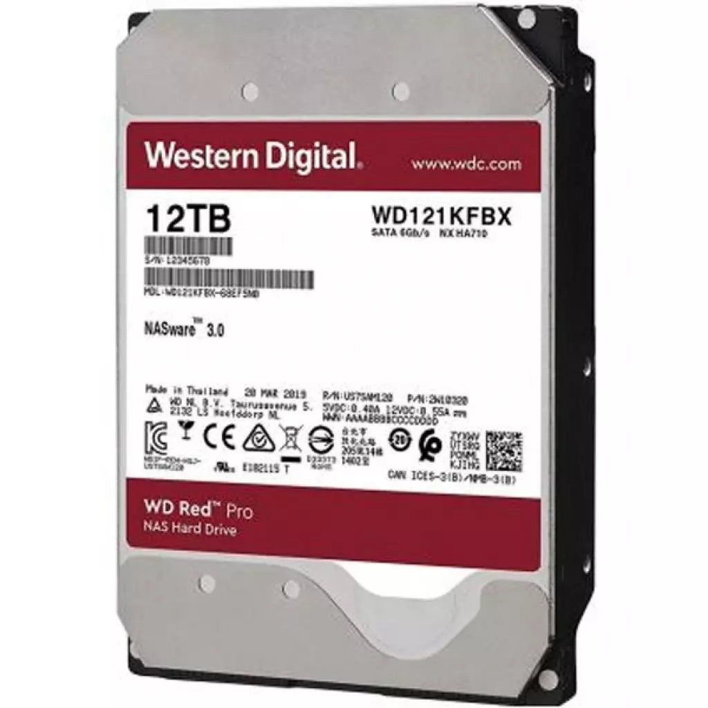 Жесткий диск 3.5" 12TB WD (WD121KFBX) - 1 Жесткий диск 3.5" 12TB WD (WD121KFBX) - 1