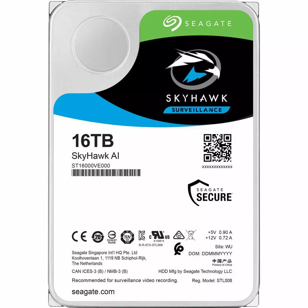 Жесткий диск 3.5" 16TB Seagate (ST16000VE000)