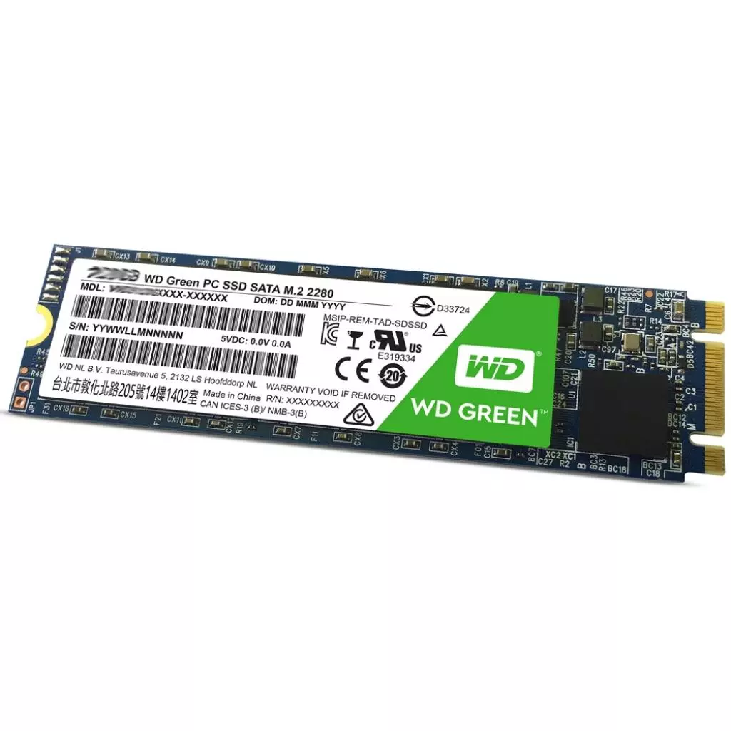 Накопитель SSD M.2 2280 480GB WD (WDS480G2G0B) - 1