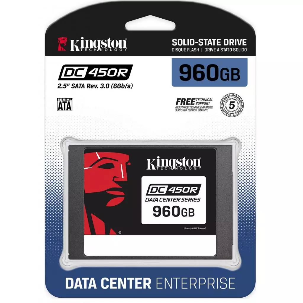 Накопитель SSD 2.5" 960GB Kingston (SEDC450R/960G) - 2