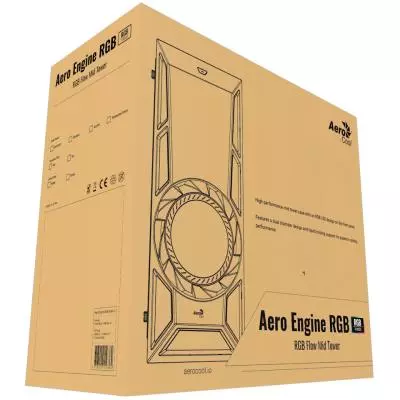 Корпус AeroCool AEROENGINE RGB BG (4718009156371) - 7 Корпус AeroCool AEROENGINE RGB BG (4718009156371) - 7
