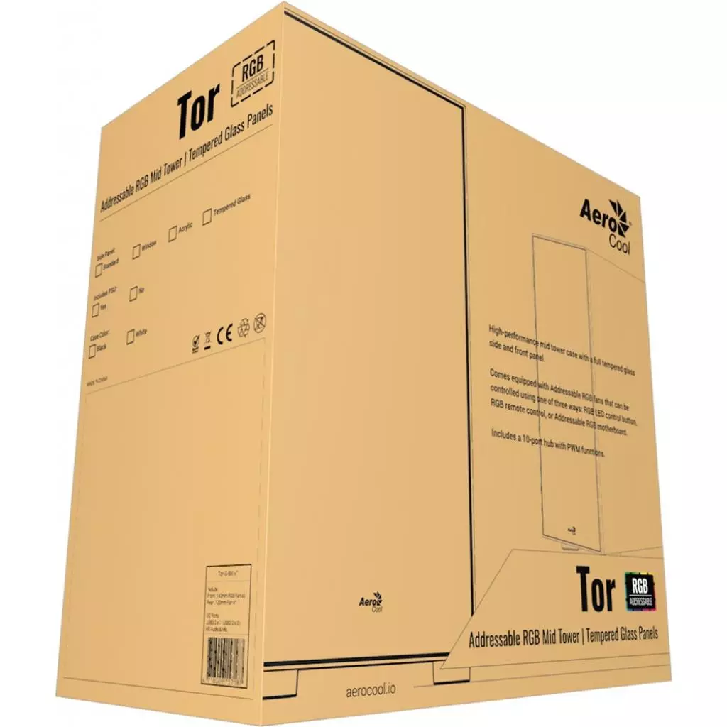 Корпус AeroCool TOR RGB TG (4718009157187) - 9 Корпус AeroCool TOR RGB TG (4718009157187) - 9