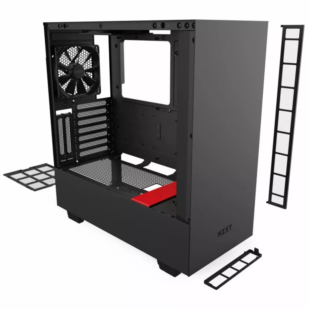 Корпус NZXT H510i Black/Red (CA-H510i-BR) - 10