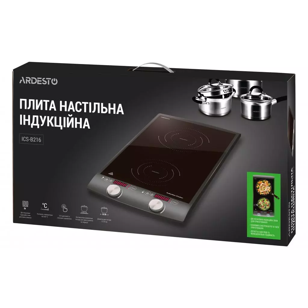 Электроплитка Ardesto ICS-B216 - 6 Электроплитка Ardesto ICS-B216 - 6