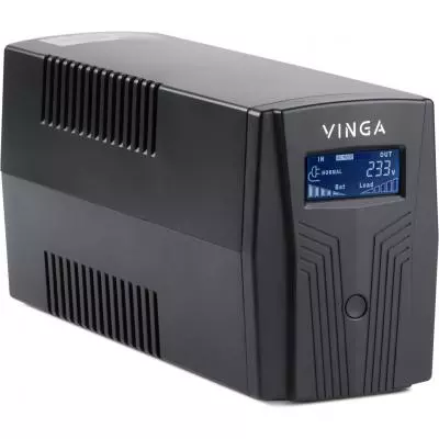 Источник бесперебойного питания Vinga LED 1500VA plastic case (VPE-1500P) - 1 Источник бесперебойного питания Vinga LED 1500VA plastic case (VPE-1500P) - 1
