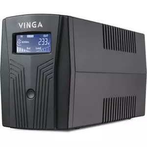 Источник бесперебойного питания Vinga LED 1500VA plastic case (VPE-1500P)