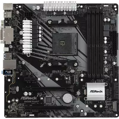 Материнская плата ASRock B450M PRO4-F - 1 Материнская плата ASRock B450M PRO4-F - 1