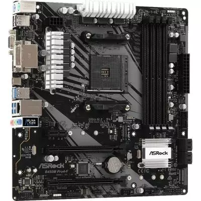 Материнская плата ASRock B450M PRO4-F - 2 Материнская плата ASRock B450M PRO4-F - 2