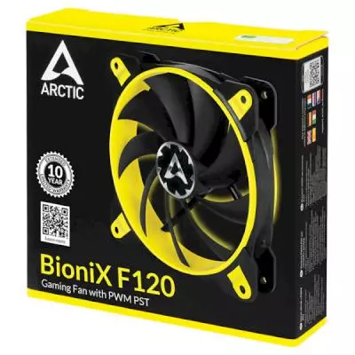 Кулер для корпуса Arctic BioniX F120 Yellow (ACFAN00094A) - 3 Кулер для корпуса Arctic BioniX F120 Yellow (ACFAN00094A) - 3