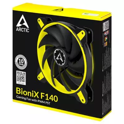 Кулер для корпуса Arctic BioniX F140 Yellow (ACFAN00097A) - 3 Кулер для корпуса Arctic BioniX F140 Yellow (ACFAN00097A) - 3
