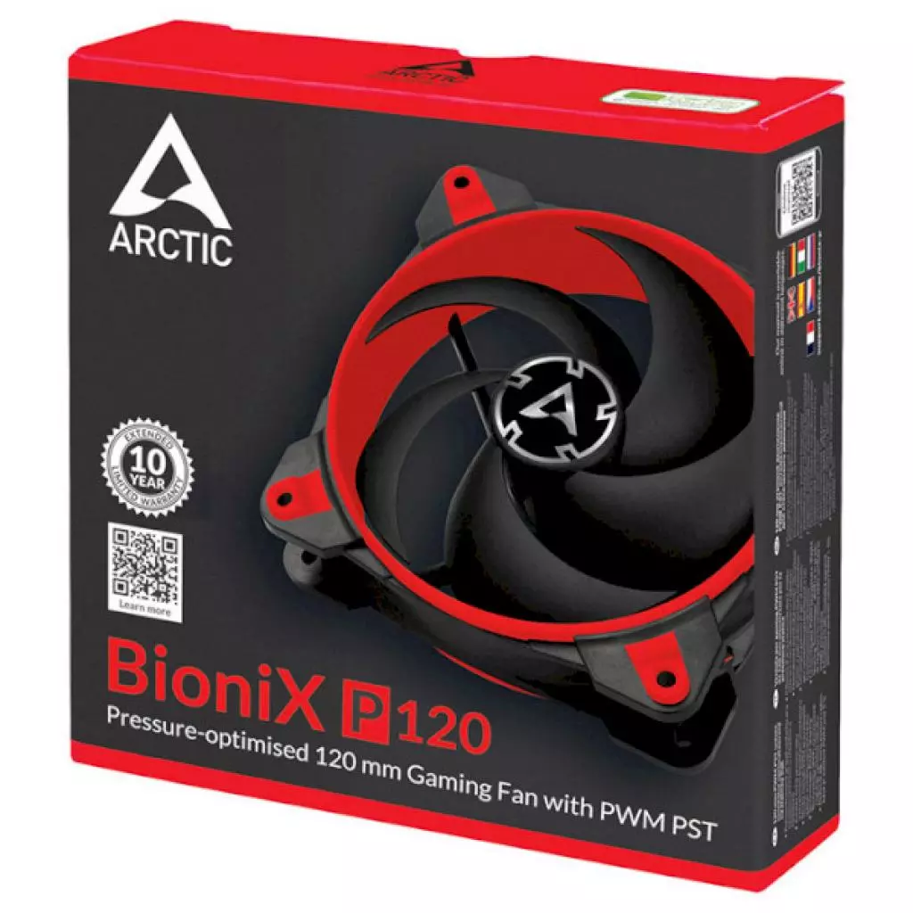 Кулер для корпуса Arctic BioniX P120 Red (ACFAN00115A) - 3 Кулер для корпуса Arctic BioniX P120 Red (ACFAN00115A) - 3