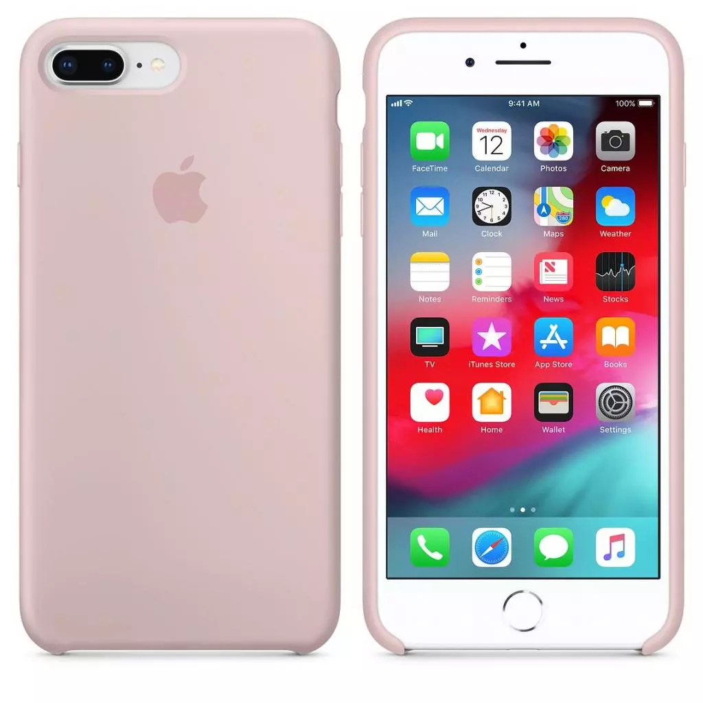 Чехол для моб. телефона Apple iPhone 8 Plus / 7 Plus Silicone Case - Pink Sand (MQH22ZM/A)