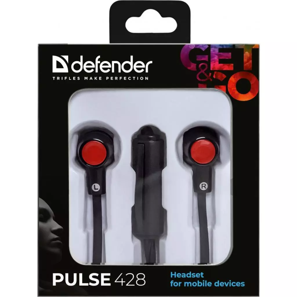 Наушники Defender Pulse 428 Black (63428) - 2 Наушники Defender Pulse 428 Black (63428) - 2