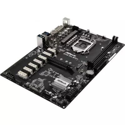 Материнская плата ASRock H110 PRO BTC+ - 2