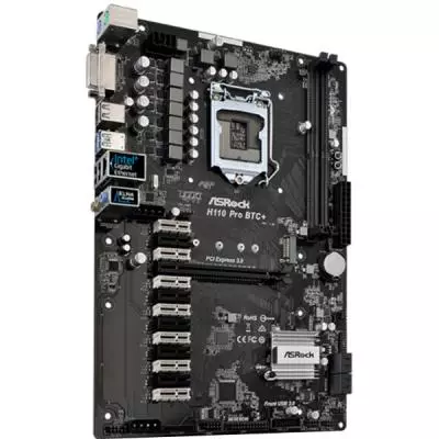Материнская плата ASRock H110 PRO BTC+ - 3