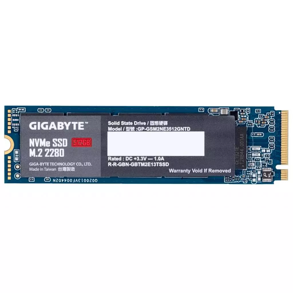 Накопитель SSD M.2 2280 512GB GIGABYTE (GP-GSM2NE3512GNTD) - 1 Накопитель SSD M.2 2280 512GB GIGABYTE (GP-GSM2NE3512GNTD) - 1