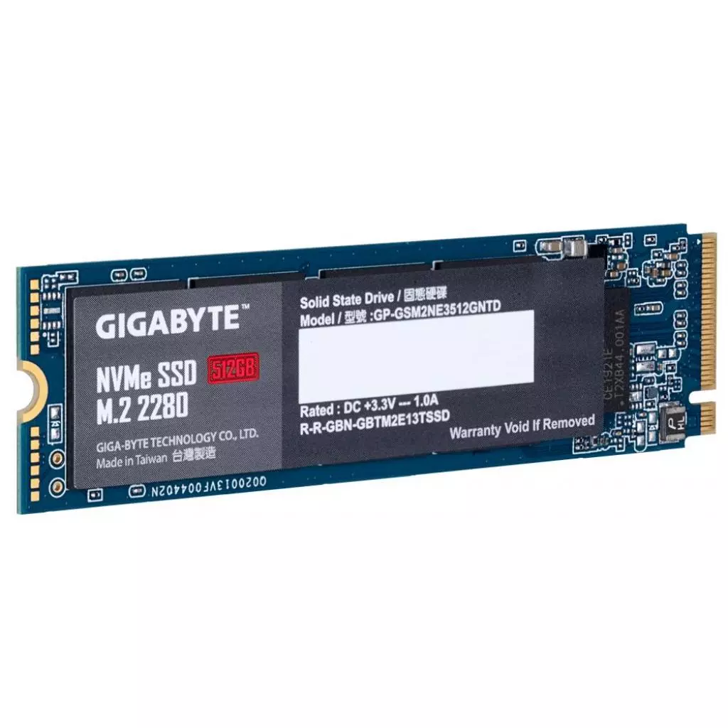 Накопитель SSD M.2 2280 512GB GIGABYTE (GP-GSM2NE3512GNTD) - 3 Накопитель SSD M.2 2280 512GB GIGABYTE (GP-GSM2NE3512GNTD) - 3