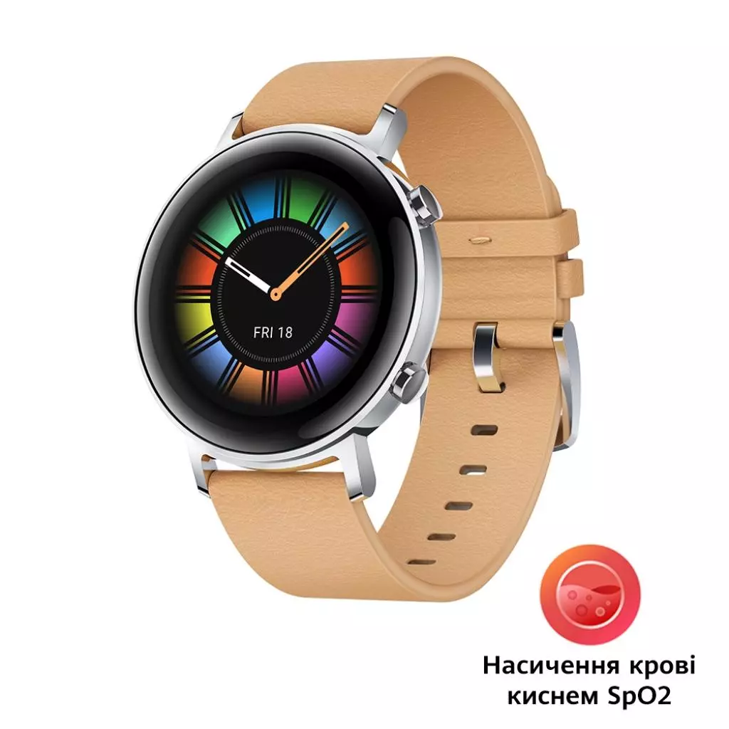 Смарт-часы Huawei Watch GT 2 42mm Gravel Beige Classic Ed (Diana-B19V) SpO2 (55024475)