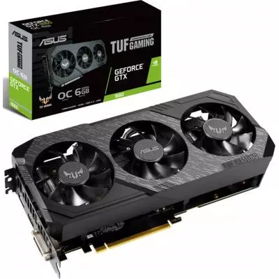 Видеокарта ASUS GeForce GTX1660 6144Mb TUF3 OC GAMING (TUF3-GTX1660-O6G-GAMING)