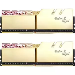 Модуль памяти для компьютера DDR4 16GB (2x8GB) 3200 MHz Trident Z Royal RGB Gold G.Skill (F4-3200C16D-16GTRG)