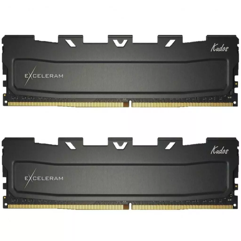 Модуль памяти для компьютера DDR4 32GB (2x16GB) 3000 MHz Black Kudos eXceleram (EKBLACK4323018AD) - 1 Модуль памяти для компьютера DDR4 32GB (2x16GB) 3000 MHz Black Kudos eXceleram (EKBLACK4323018AD) - 1