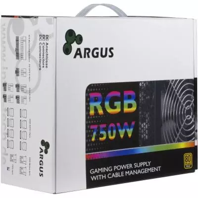 Блок питания Inter-Tech 750W RGB-750W CM (RGB-750W CM) - 3