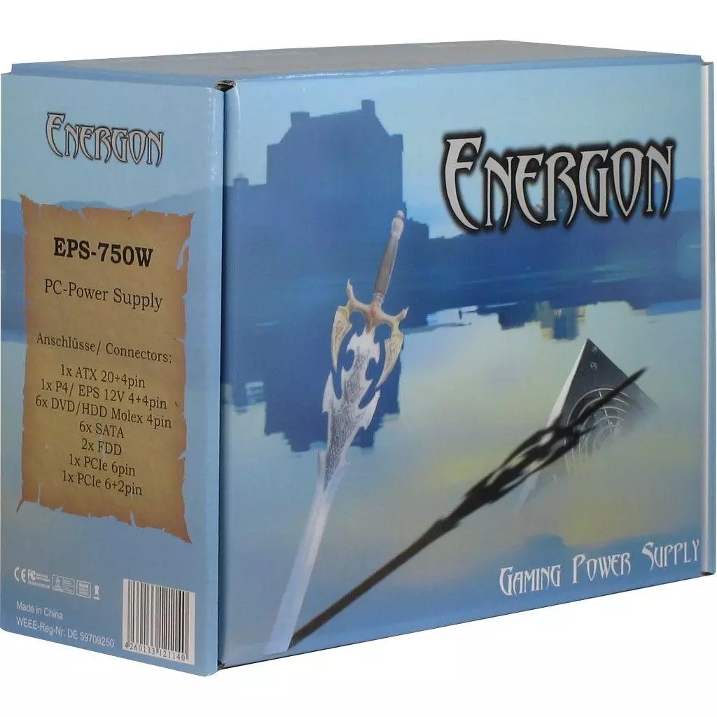 Блок питания Inter-Tech 750W (EPS-750W) - 2 Блок питания Inter-Tech 750W (EPS-750W) - 2